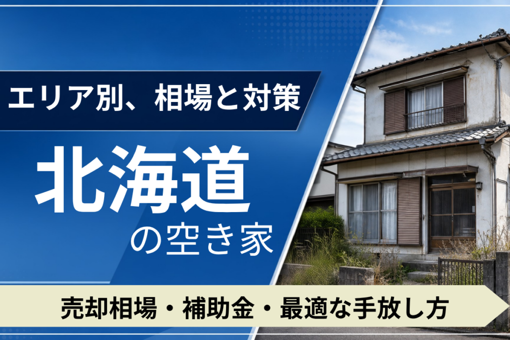 エリア別相場と対策［北海道］の空き家を売るには？売却相場・補助金・手放し方